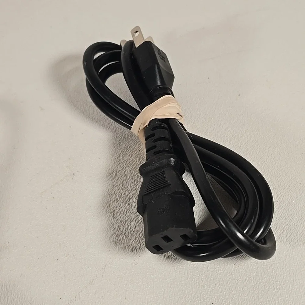 Lot of 7 - 3 Prong Power Cables Assorted‎ Length PC, Computer Printer Power Cord